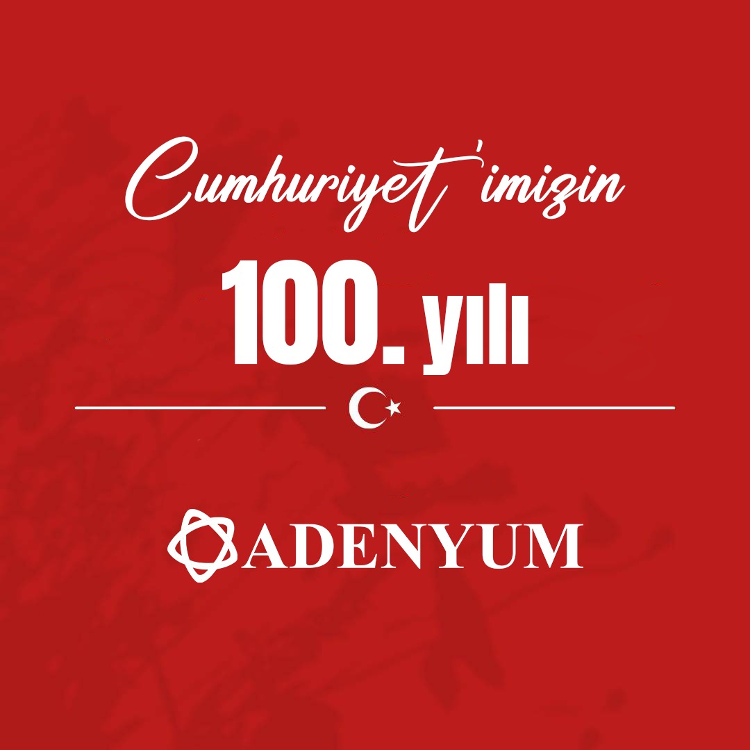 Cumhuriyetimizin 100. yl kutlu olsun!